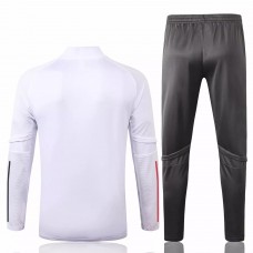 Real Madrid Presentation Soccer White Tracksuit 2020