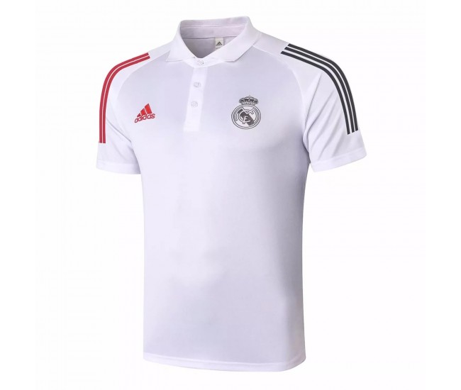 Real Madrid Training White Polo Shirt 2020
