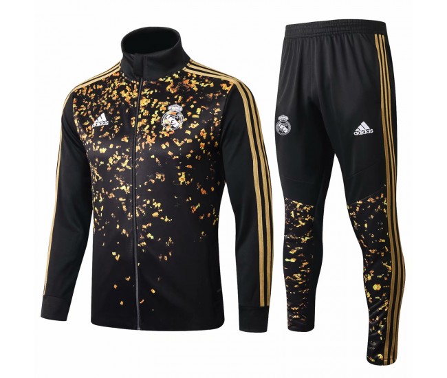 Real Madrid Training Technical Soccer Black Tracksuit 2019/20
