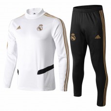 Real Madrid Training Technical Soccer White Tracksuit 2019/20