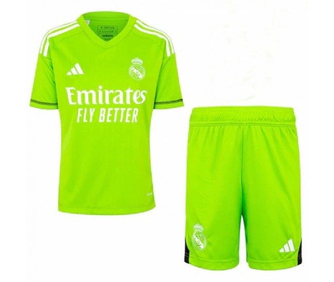 23-24 Real Madrid Kids Goalkeeper Kit
