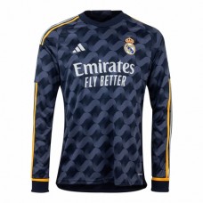 23-24 Real Madrid Mens Long Sleeve Away Jersey