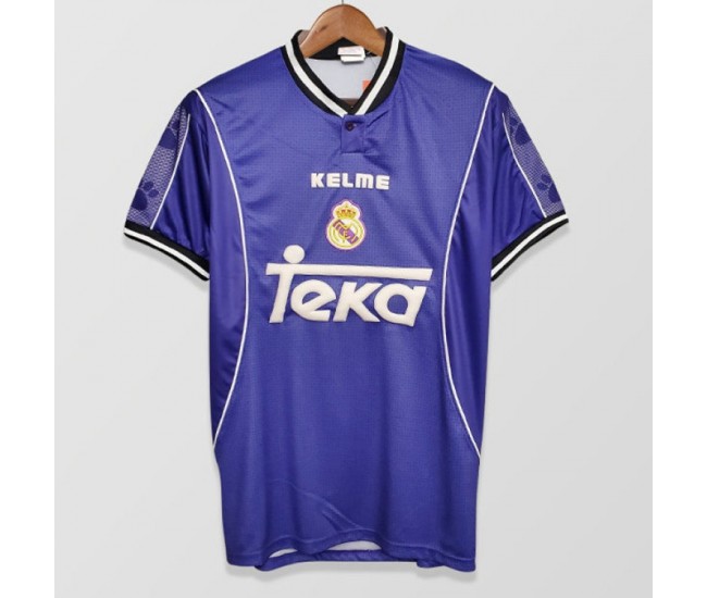 1997-1998 Real Madrid Away Retro Jersey 