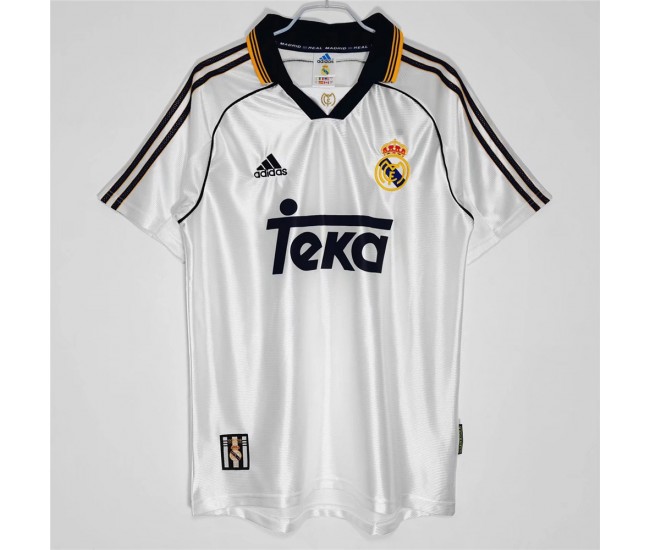 1999-2000 Real Madrid Home Retro Jersey 