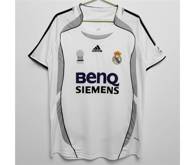 2006-2007 Real Madrid Home Retro Jersey