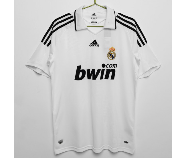 2008-2009 Real Madrid Home Retro Jersey 