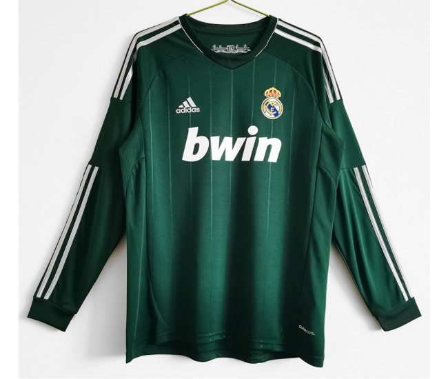 2012-2013 Real Madrid Long Sleeve Third Retro Jersey