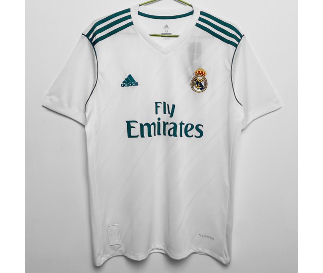 2017-2018 Real Madrid Home Retro Jersey 