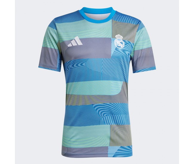 25-26 Real Madrid Mens Pre Match Soccer Jersey