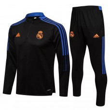 2021-22 Real Madrid Black Technical Training Soccer Tracksuit 2021-22 Real Madrid Black Technical Training Soccer Tracksuit