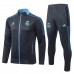  2021-22 Real Madrid Grey Training Presentation Soccer Tracksuit