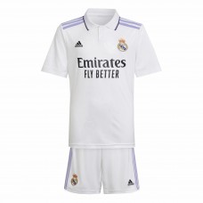 2022-23 Real Madrid Home Kids Kit