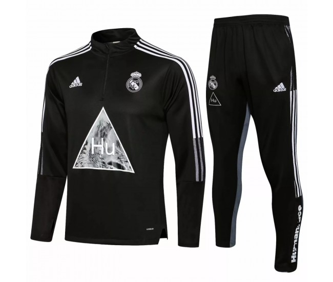 2021-22 Real Madrid Human Race Training Soccer Tracksuit