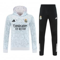 2025-26 Real Madrid Mens Hooded Training Sweat Football Tracksuit