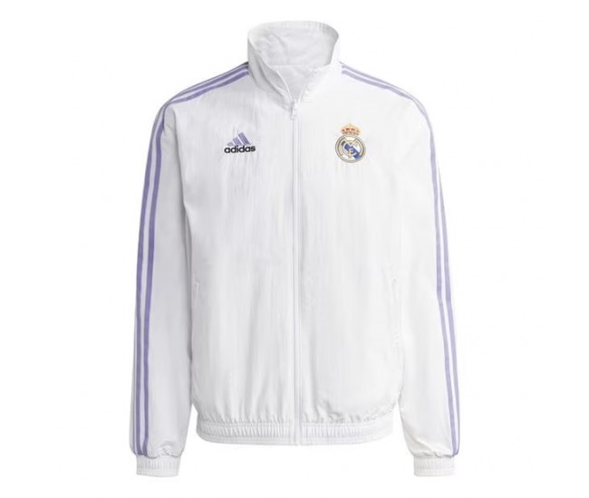 23-24 Real Madrid Mens Anthem Reversible Jacket