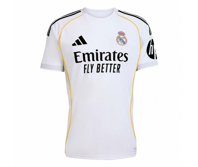 25-26 Real Madrid Mens Home Soccer Jersey