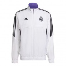 23-24 Real Madrid Mens Presentation Jacket White