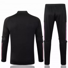 Real Madrid Presentation Football Tracksuit Black 2021