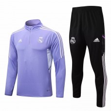 2022-23 Real Madrid Purple Technical Training Soccer Tracksuit 2022-23 Real Madrid Purple Technical Training Soccer Tracksuit