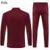 Real Madrid Training Football Tracksuit Maroon Kids 2021