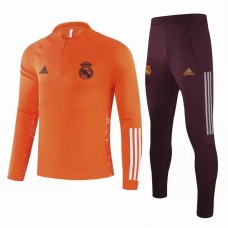 Real Madrid Training Football Tracksuit Orange 2021