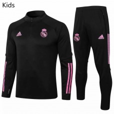 Real Madrid Training Technical Football Tracksuit Kids Black 2021