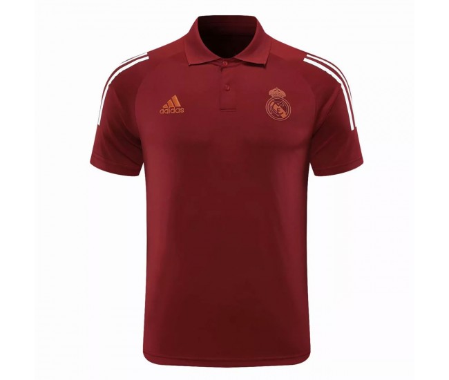 Real Madrid Ucl Polo Shirt Maroon 2021