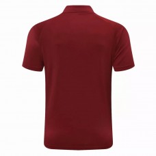 Real Madrid Ucl Polo Shirt Maroon 2021