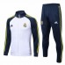 2022-23 Real Madrid White Training Presentation Soccer Tracksuit