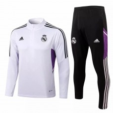2022-23 Real Madrid White Technical Training Soccer Tracksuit 2022-23 Real Madrid White Technical Training Soccer Tracksuit