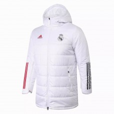 Real Madrid White Winter Football Jacket 2021