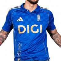 25-26 Real Oviedo Mens Centenary Home Soccer Jersey