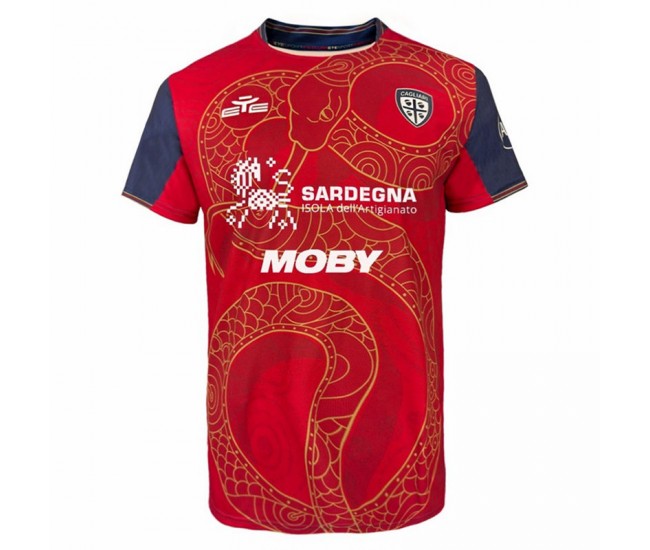 24-25 Cagliari Calcio Mens Special Soccer Jersey