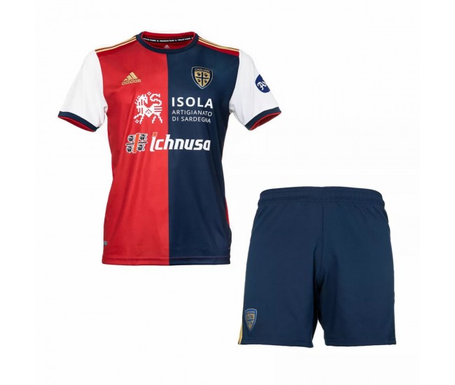 Cagliari Calcio Home Football Kit Kids 2021