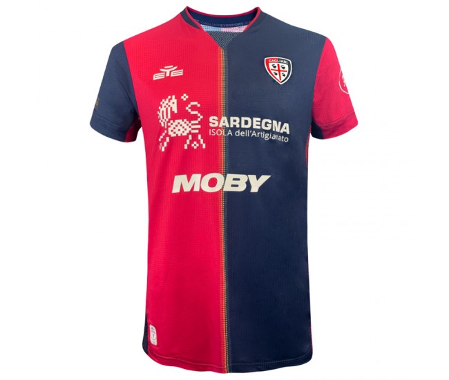 24-25 Cagliari Calcio Mens Home Soccer Jersey