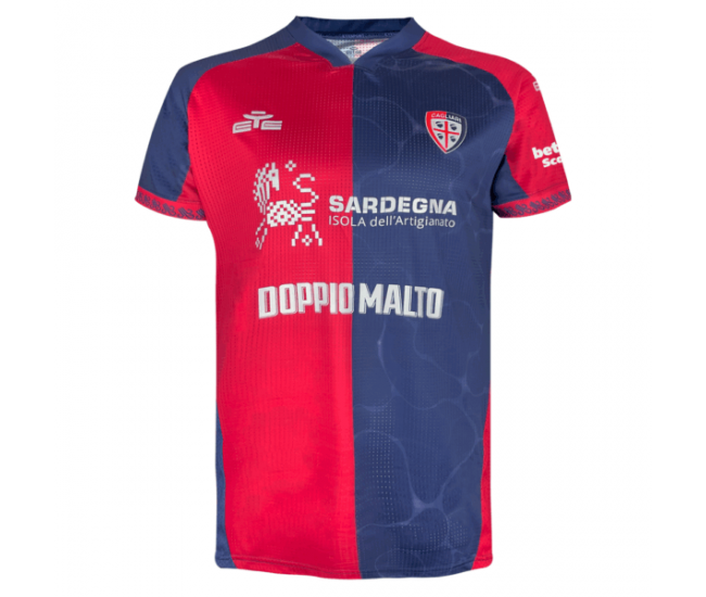 25-26 Cagliari Calcio Mens Home Soccer Jersey