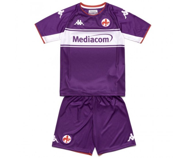 2021-22 Fiorentina Home Kit Kids