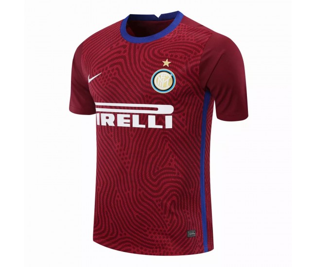 Inter Milan Goalkeeper Shirt Red 2021