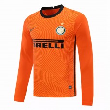 Inter Milan Goalkeeper Long Sleeve Shirt Orange 2021