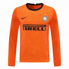 Inter Milan Goalkeeper Long Sleeve Shirt Orange 2021