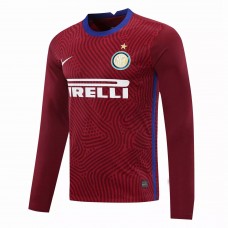 Inter Milan Goalkeeper Long Sleeve Jersey Red 2021