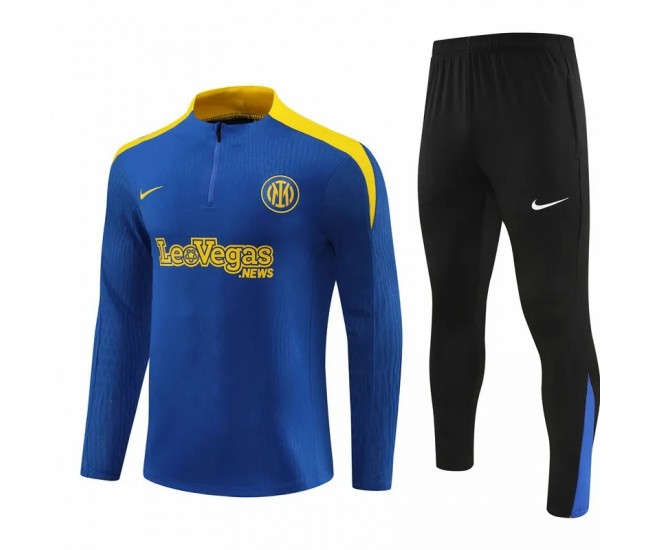 24-25 Inter Milan Mens Blue Training Technical Tracksuit