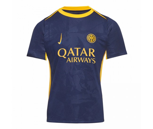 24-25 Inter Milan Men's Pre-Match Champions League Soccer Jersey