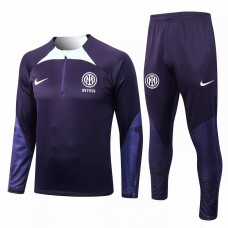 2022-23 Inter Milan Purple Training Technical Soccer Tracksuit