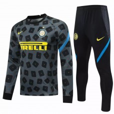Inter Milan Football Training Technical Tracksuit Grey 2021