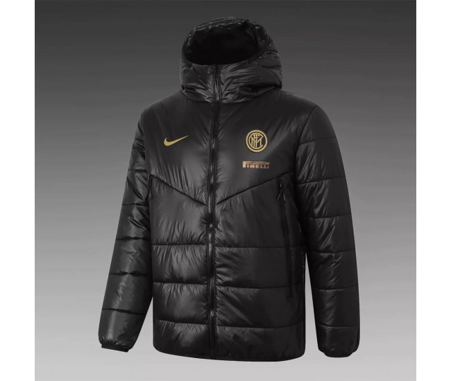 Inter Milan Training Winter Football Jacket Black 2021