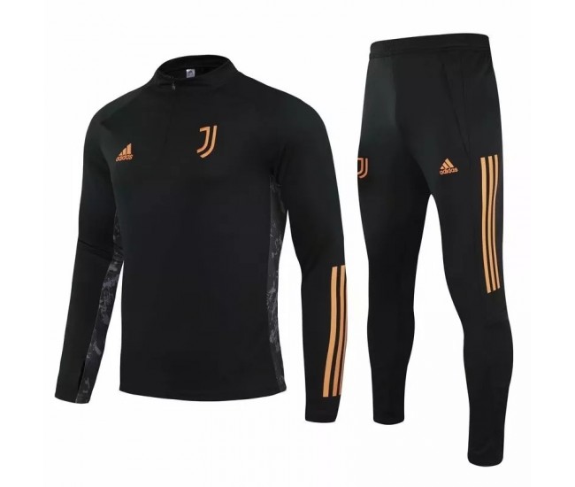 Juventus Technical Training Football Tracksuit Black 2020 2021