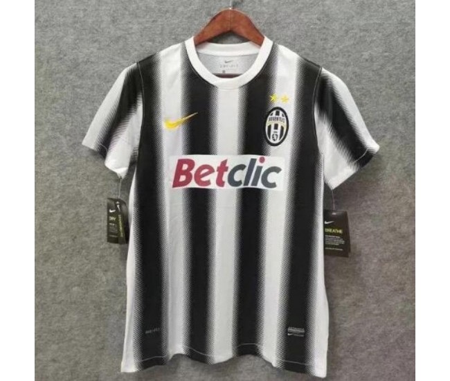 2011-2012 Juventus Home Retro Jersey 