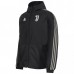 JUVENTUS BLACK RAIN JACKET 2018/19