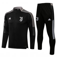 2021-22 Juventus Black Training Presentation Soccer Tracksuit